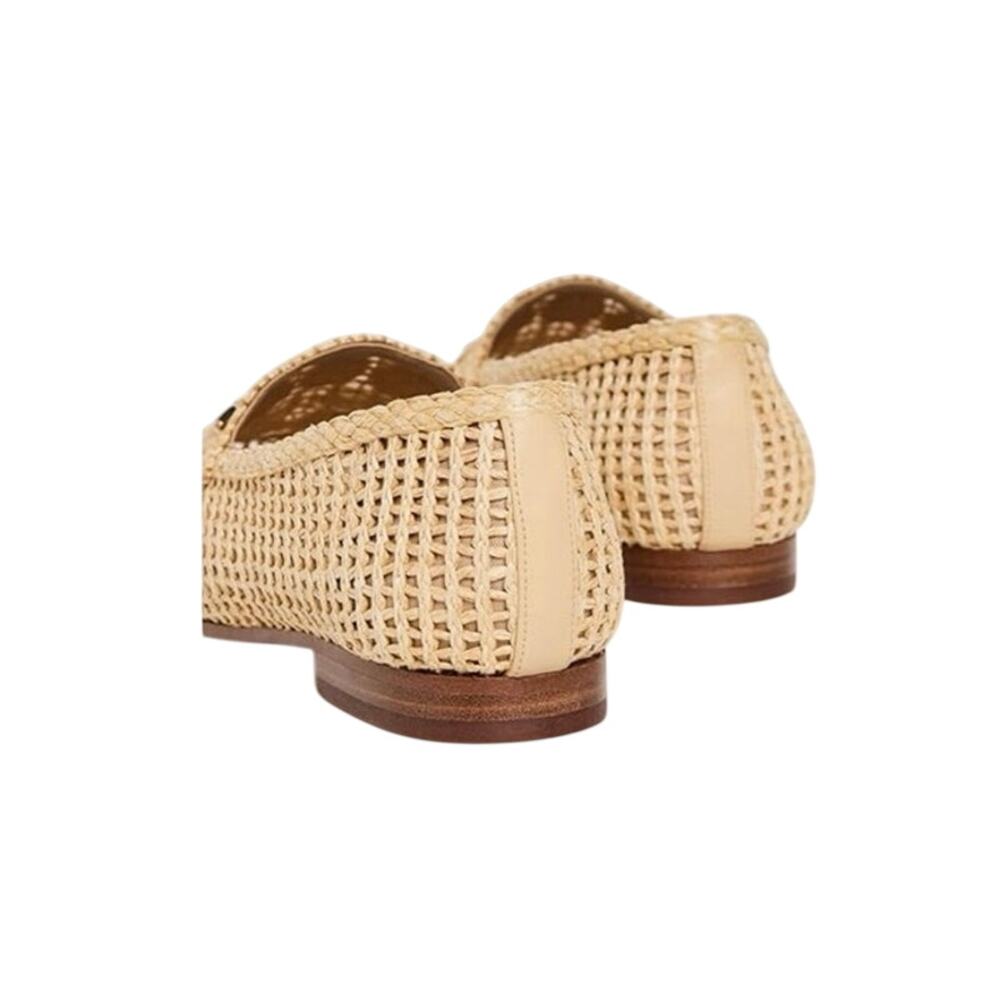 Sam Edelman women’s raffia vented resort loafers flat shoes - Picture 3 of 12